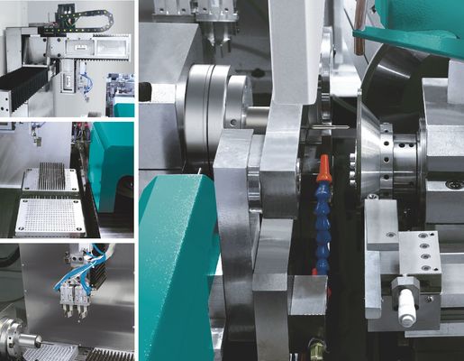 Εργαλείο Step Down Cnc Στρίψιμο Μηχανή αυτόματη φόρτωση και εκφόρτωση