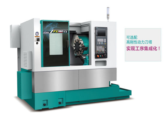 Βιομηχανική ακρίβεια CNC lathes FX580 6000rpm Χάλυβα υλικό 2 άξονας