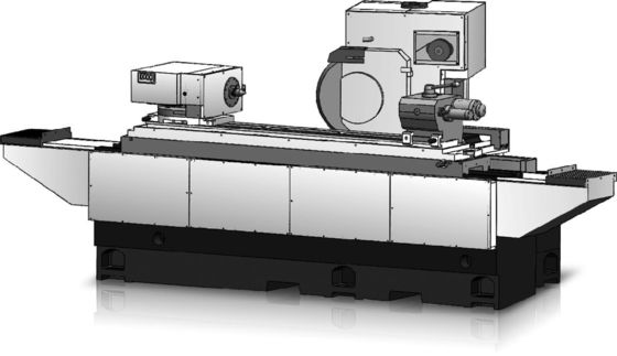 Σταθερός καθολικός γρανάζας CNC, πλήρως αυτόματη βιομηχανική κυλινδρική γρανάζουσα μηχανή FX27-60CNC